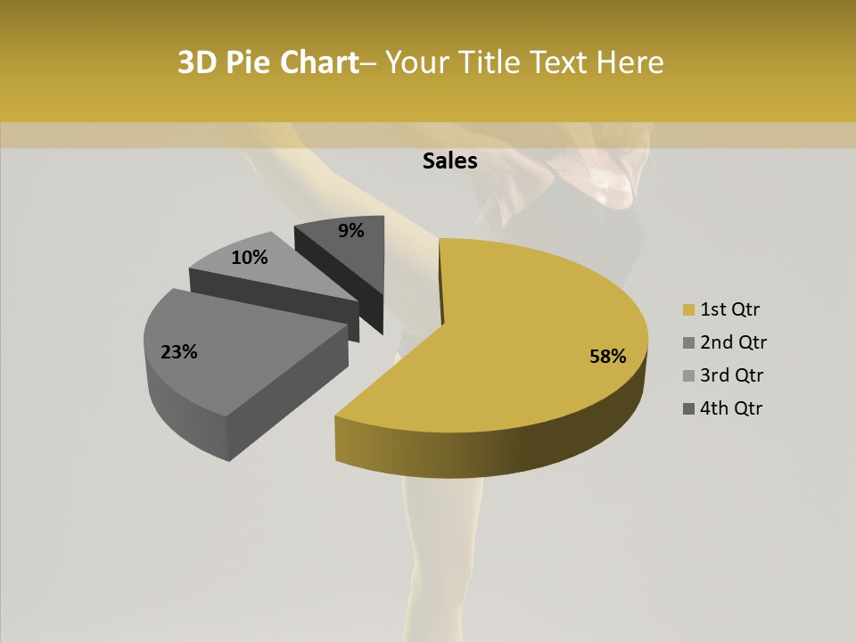 Balance Girl Fashion PowerPoint Template