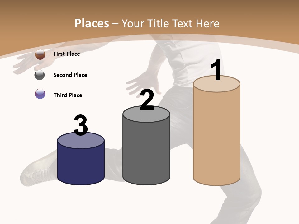Exercise Dancer Beautiful PowerPoint Template