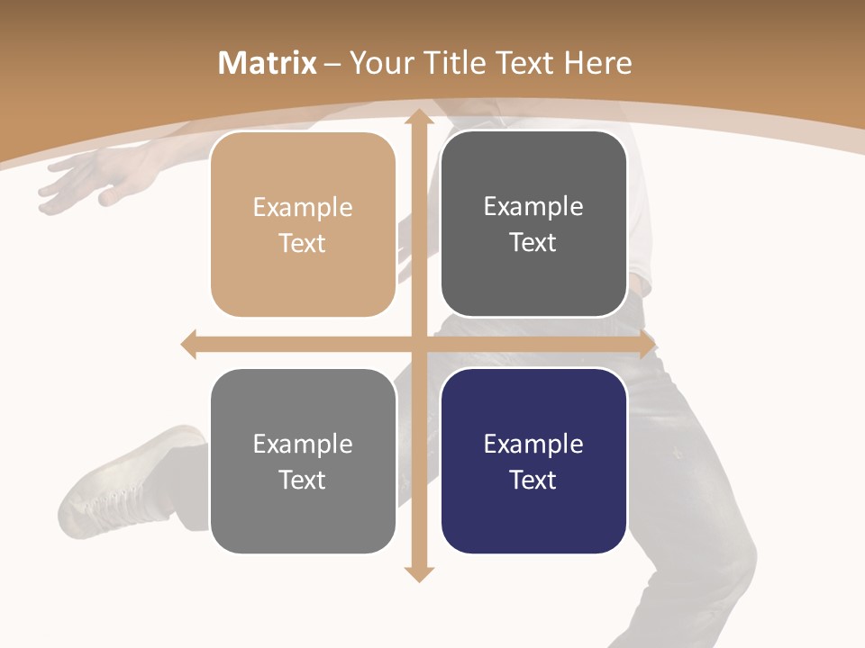 Exercise Dancer Beautiful PowerPoint Template