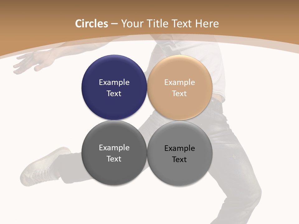 Exercise Dancer Beautiful PowerPoint Template