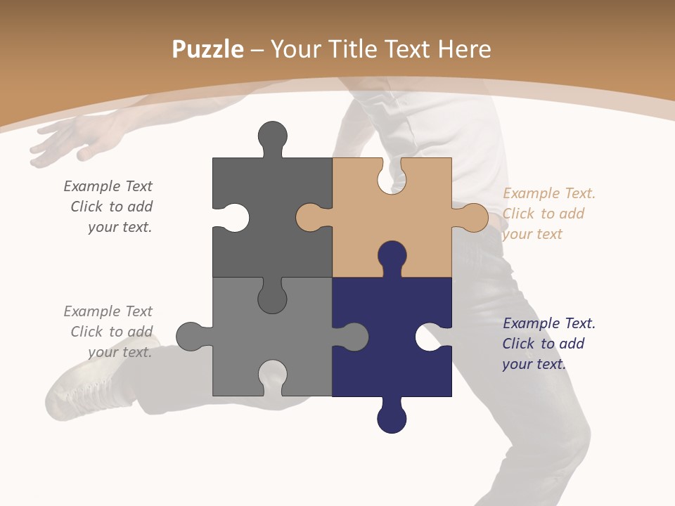 Exercise Dancer Beautiful PowerPoint Template