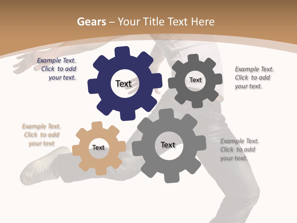 Exercise Dancer Beautiful PowerPoint Template