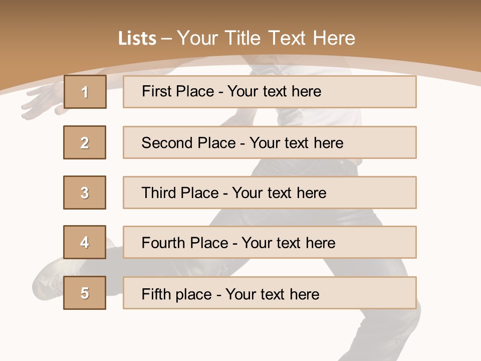 Exercise Dancer Beautiful PowerPoint Template
