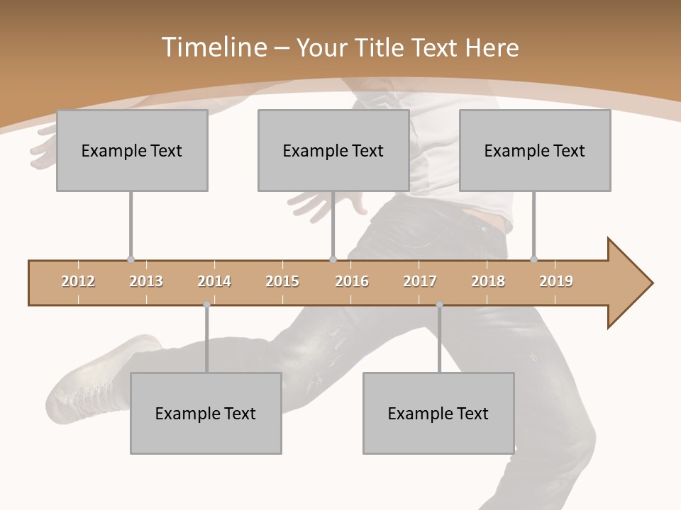 Exercise Dancer Beautiful PowerPoint Template