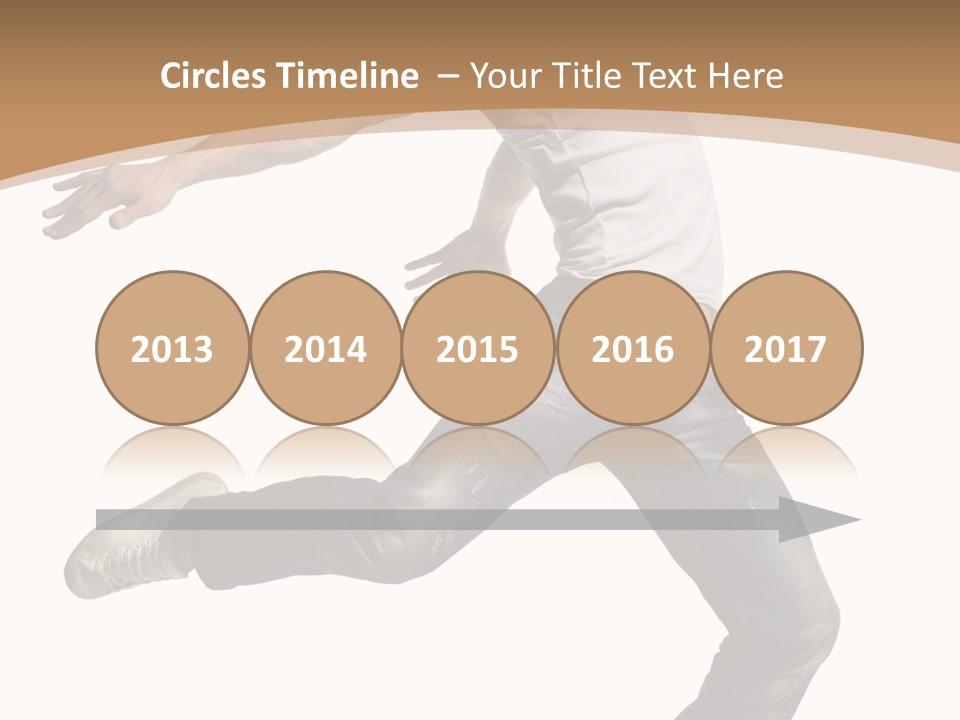 Exercise Dancer Beautiful PowerPoint Template