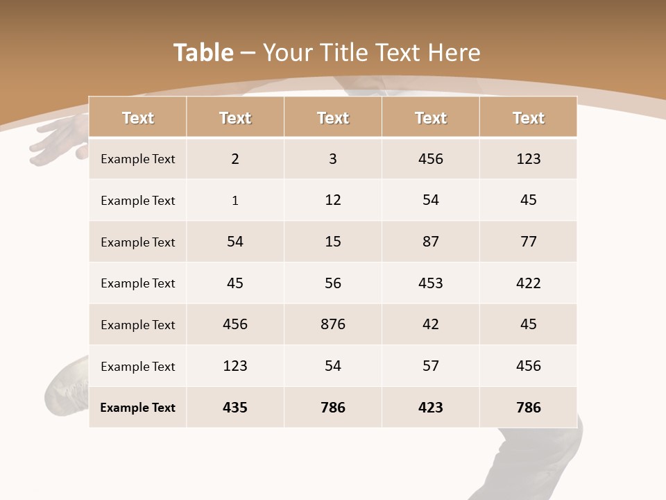 Exercise Dancer Beautiful PowerPoint Template