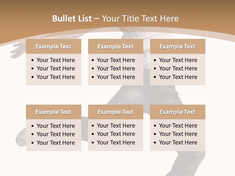 Exercise Dancer Beautiful PowerPoint Template
