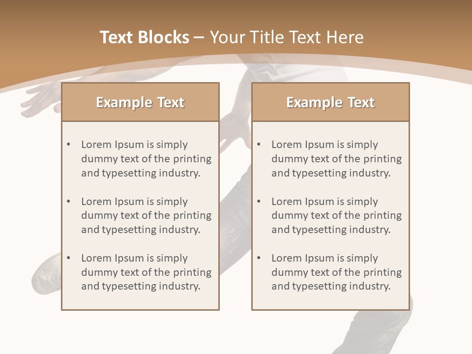 Exercise Dancer Beautiful PowerPoint Template