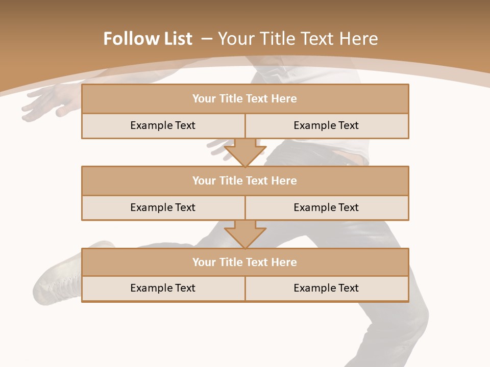 Exercise Dancer Beautiful PowerPoint Template