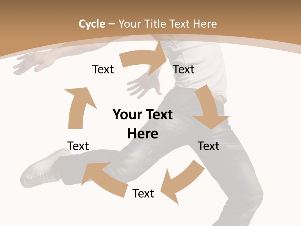 Exercise Dancer Beautiful PowerPoint Template