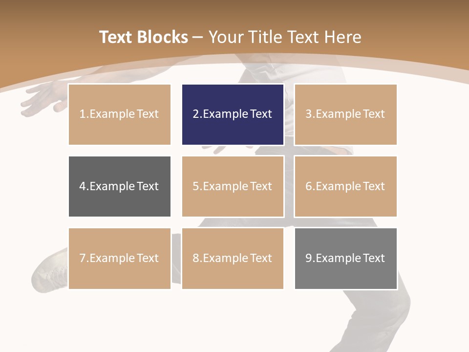 Exercise Dancer Beautiful PowerPoint Template