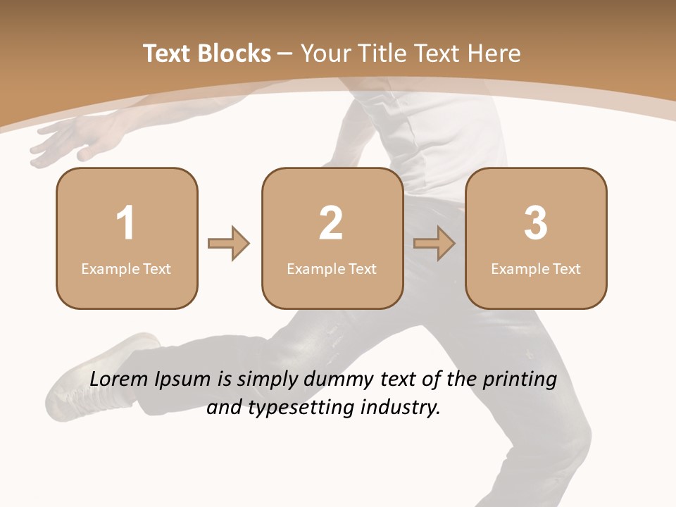 Exercise Dancer Beautiful PowerPoint Template