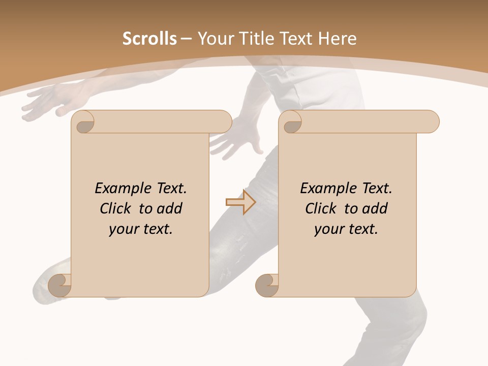 Exercise Dancer Beautiful PowerPoint Template