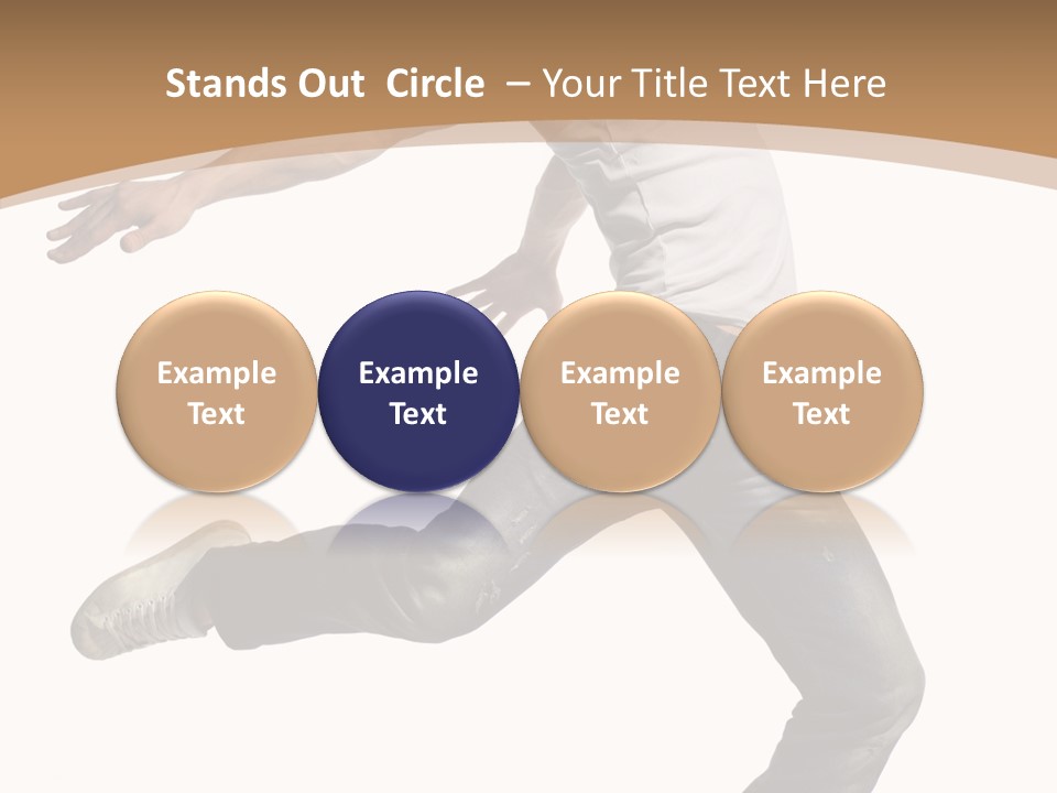 Exercise Dancer Beautiful PowerPoint Template