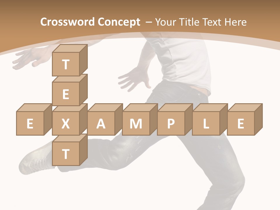 Exercise Dancer Beautiful PowerPoint Template