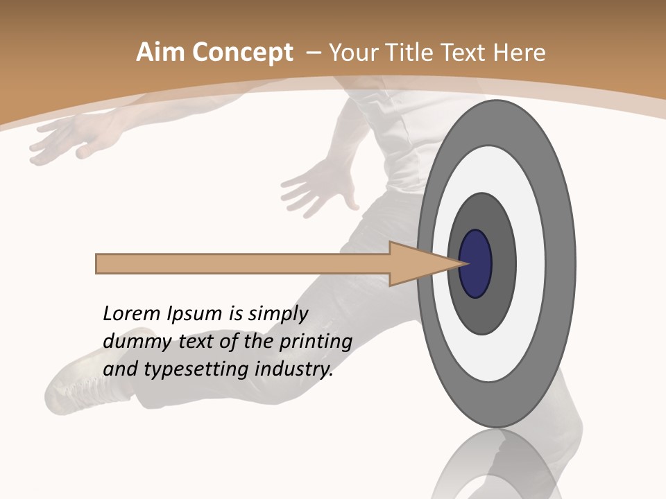 Exercise Dancer Beautiful PowerPoint Template