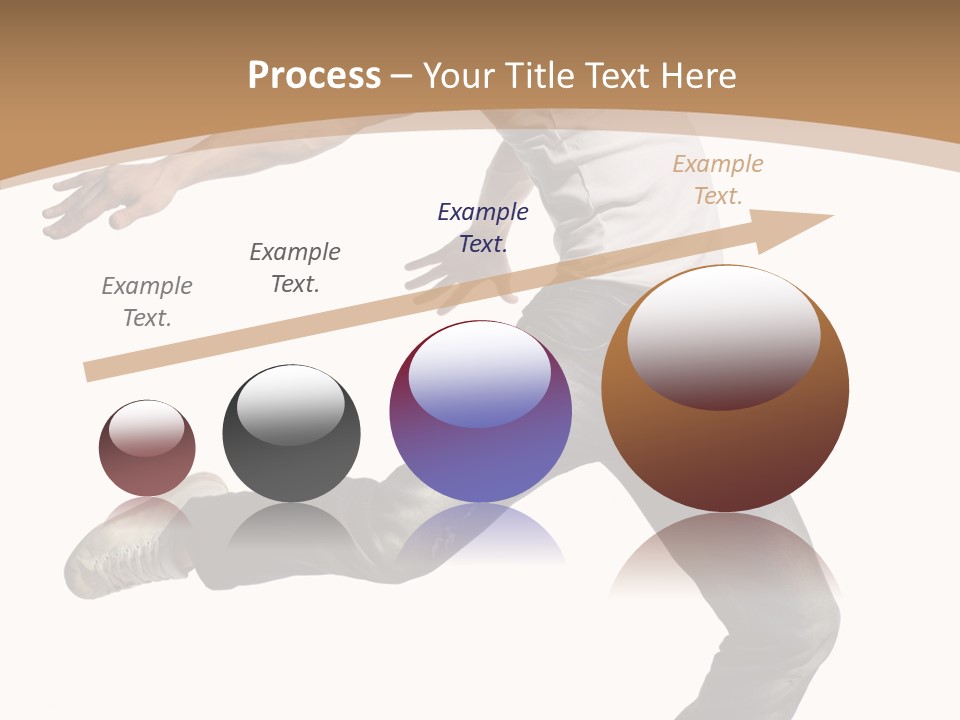 Exercise Dancer Beautiful PowerPoint Template