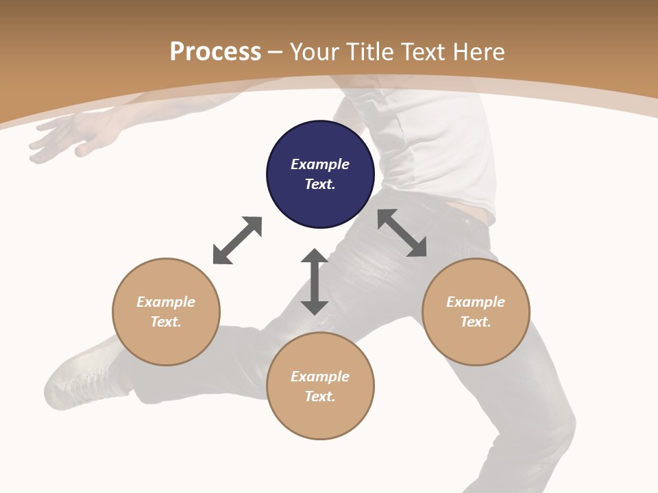 Exercise Dancer Beautiful PowerPoint Template