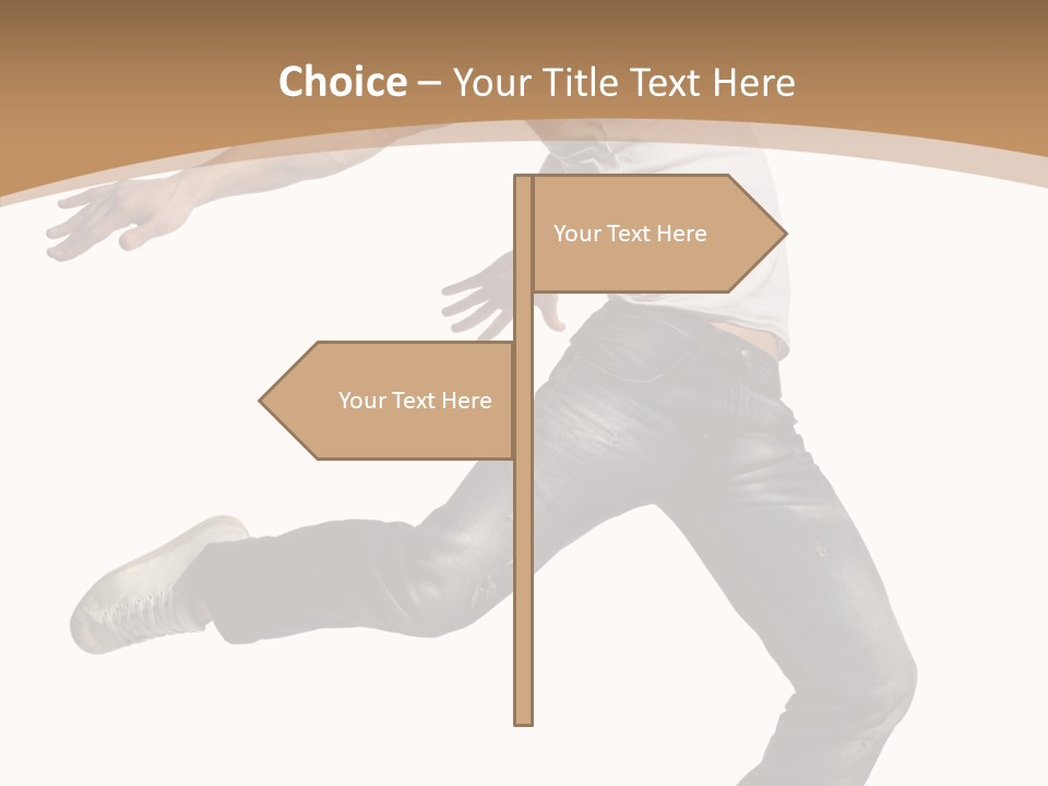 Exercise Dancer Beautiful PowerPoint Template