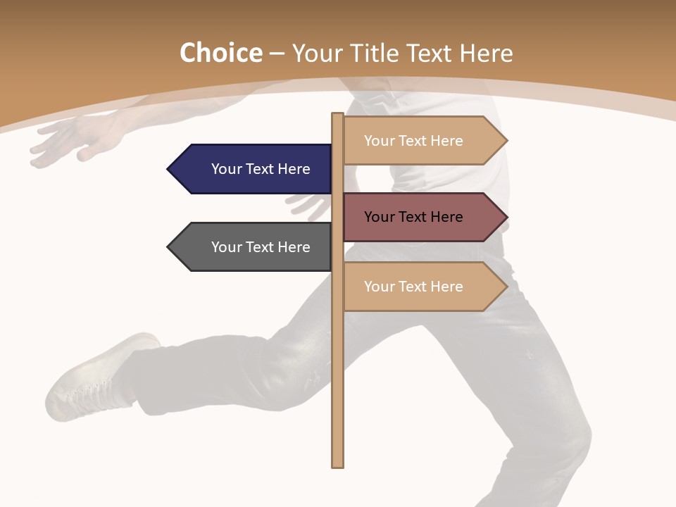 Exercise Dancer Beautiful PowerPoint Template
