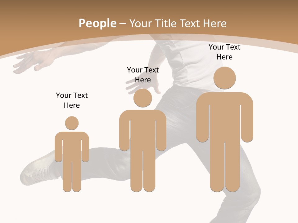 Exercise Dancer Beautiful PowerPoint Template