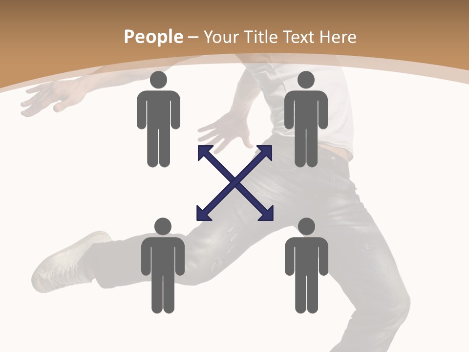 Exercise Dancer Beautiful PowerPoint Template