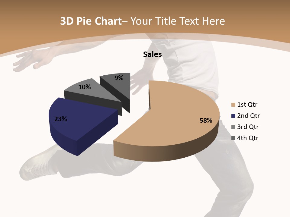 Exercise Dancer Beautiful PowerPoint Template