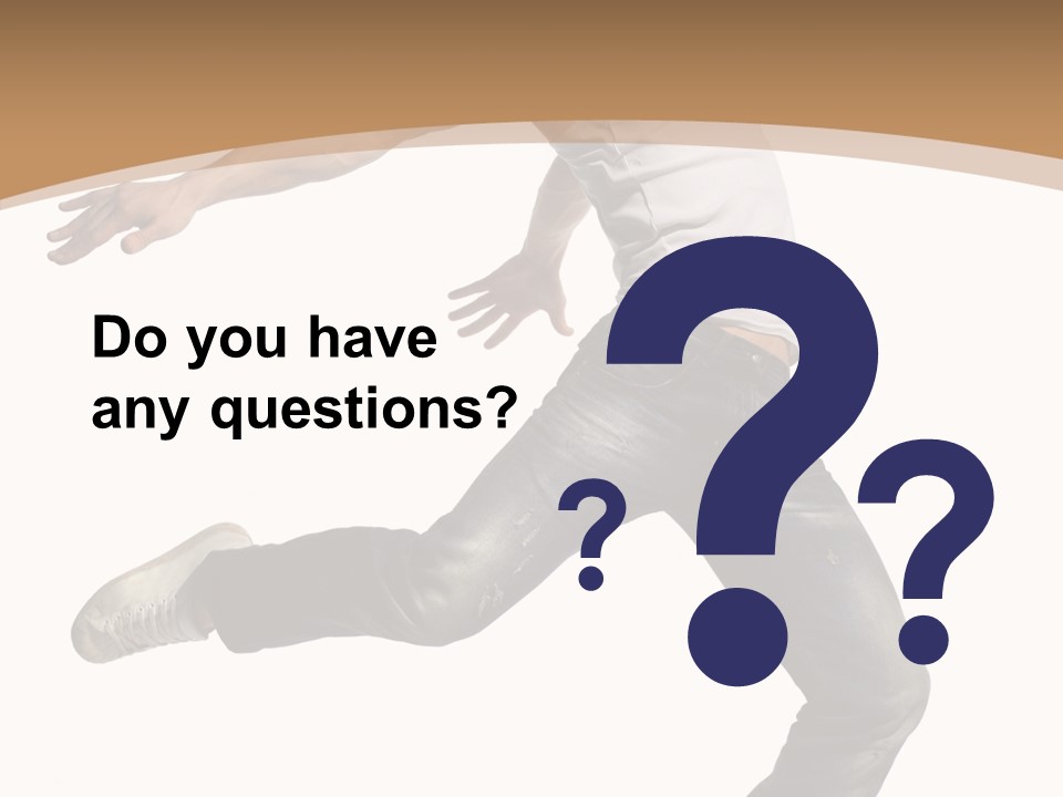 Exercise Dancer Beautiful PowerPoint Template