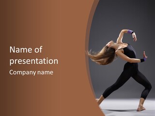 Dance Woman Movement PowerPoint Template