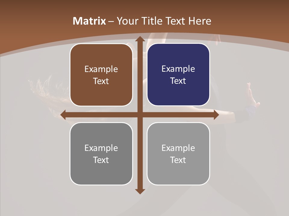 Dance Woman Movement PowerPoint Template