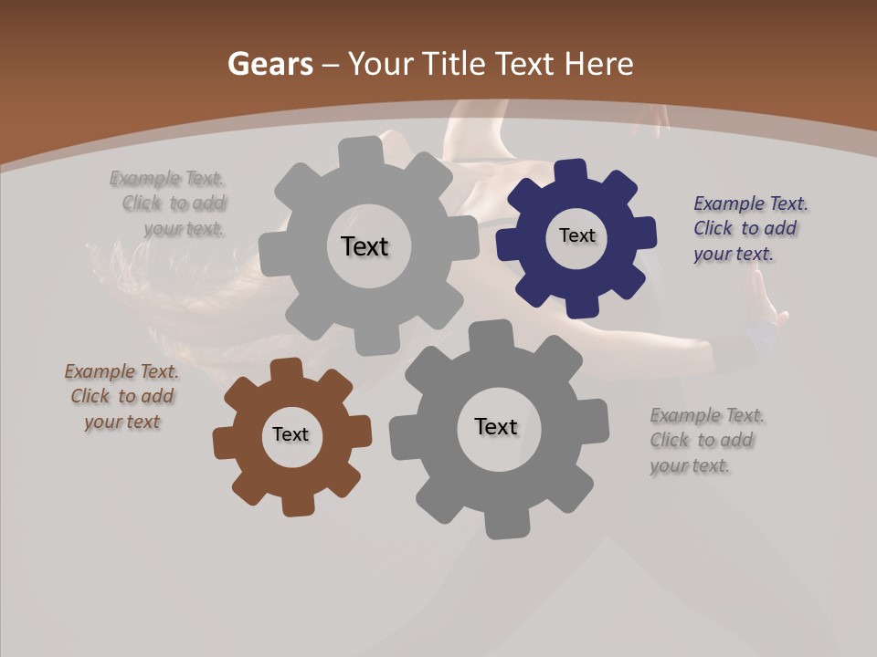 Dance Woman Movement PowerPoint Template