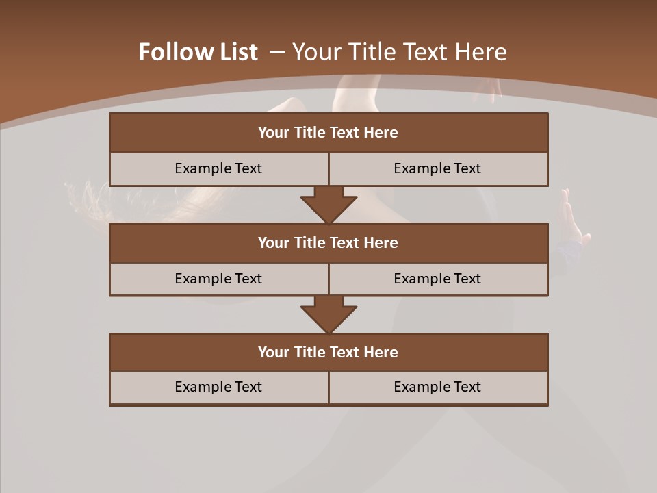 Dance Woman Movement PowerPoint Template