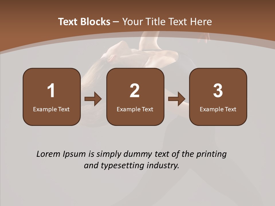 Dance Woman Movement PowerPoint Template