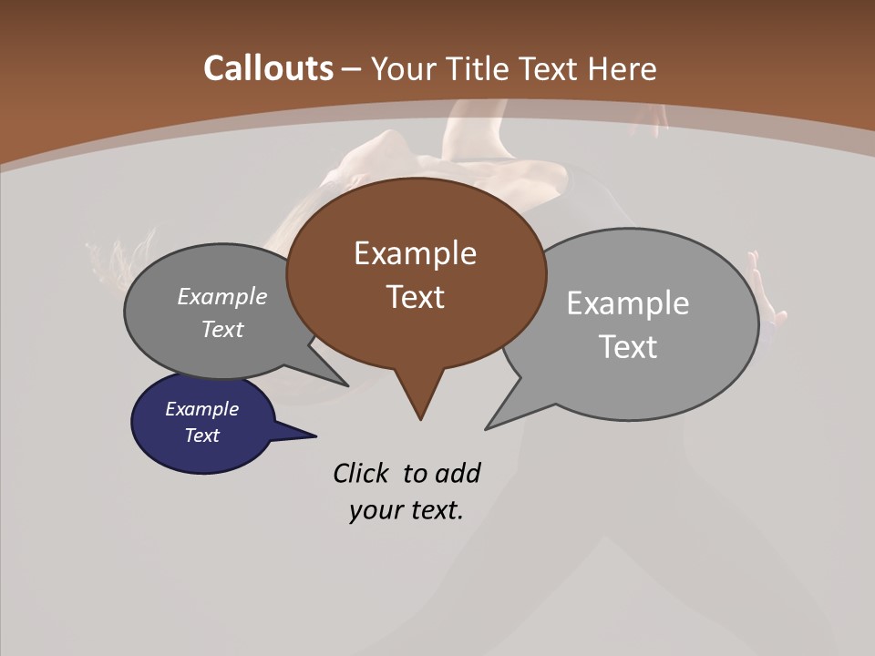 Dance Woman Movement PowerPoint Template