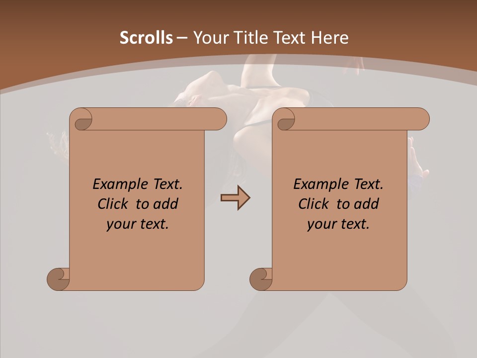 Dance Woman Movement PowerPoint Template