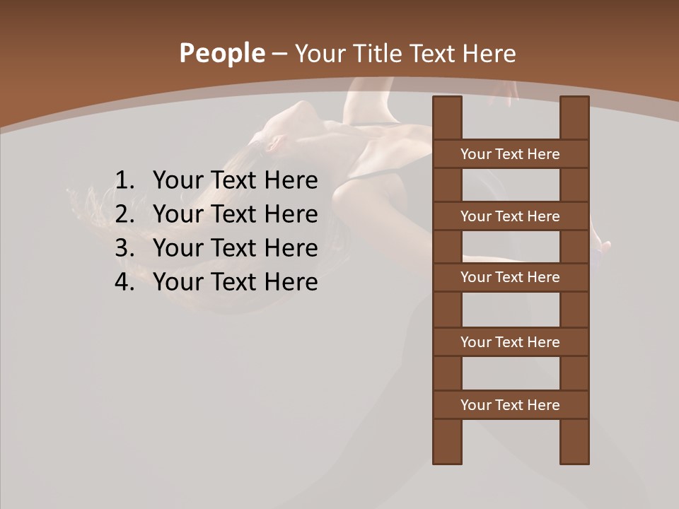 Dance Woman Movement PowerPoint Template