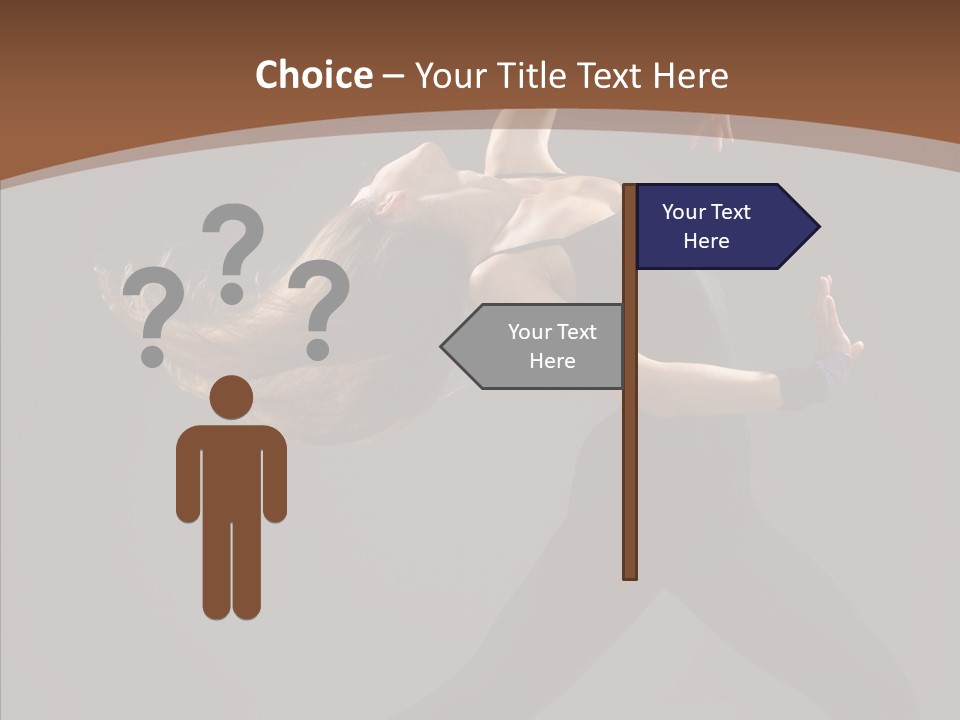 Dance Woman Movement PowerPoint Template