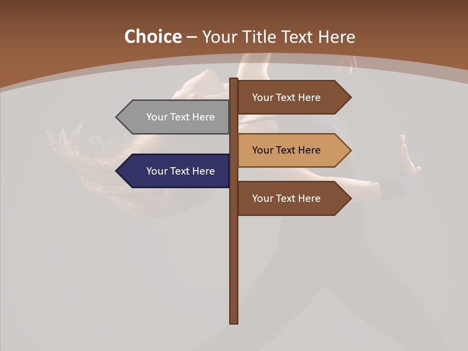 Dance Woman Movement PowerPoint Template