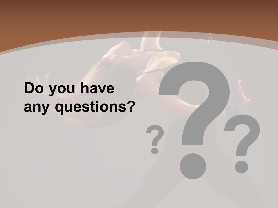 Dance Woman Movement PowerPoint Template