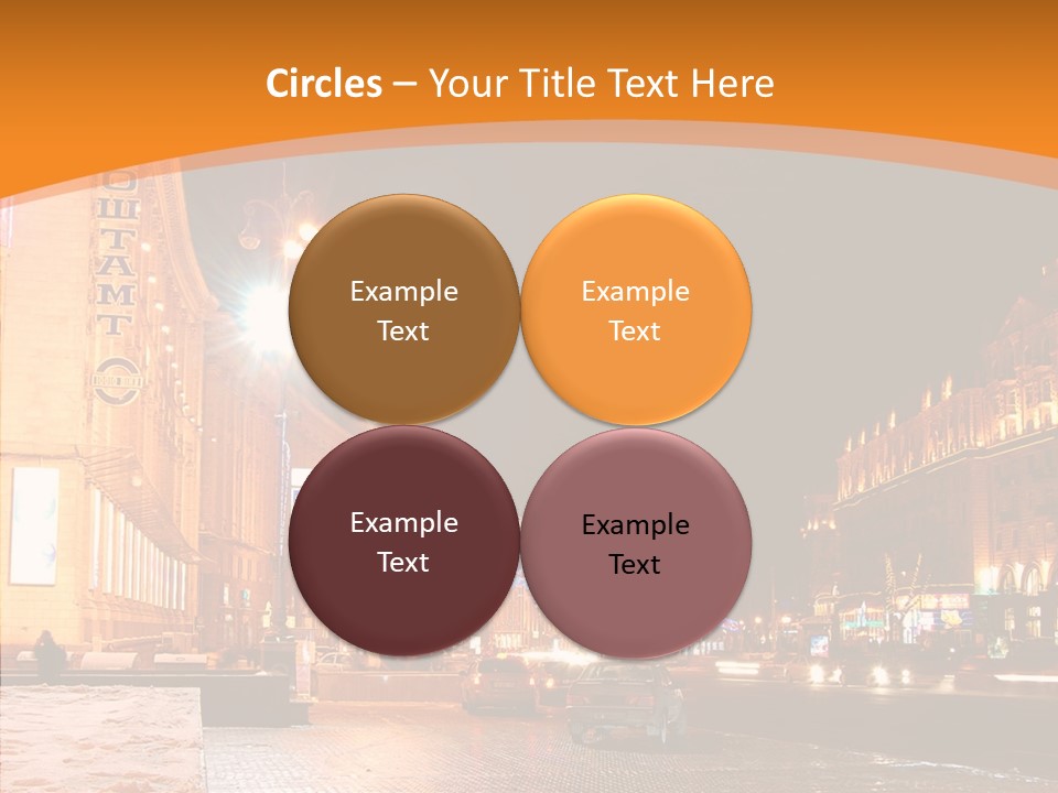 Ukrainian Street Square PowerPoint Template