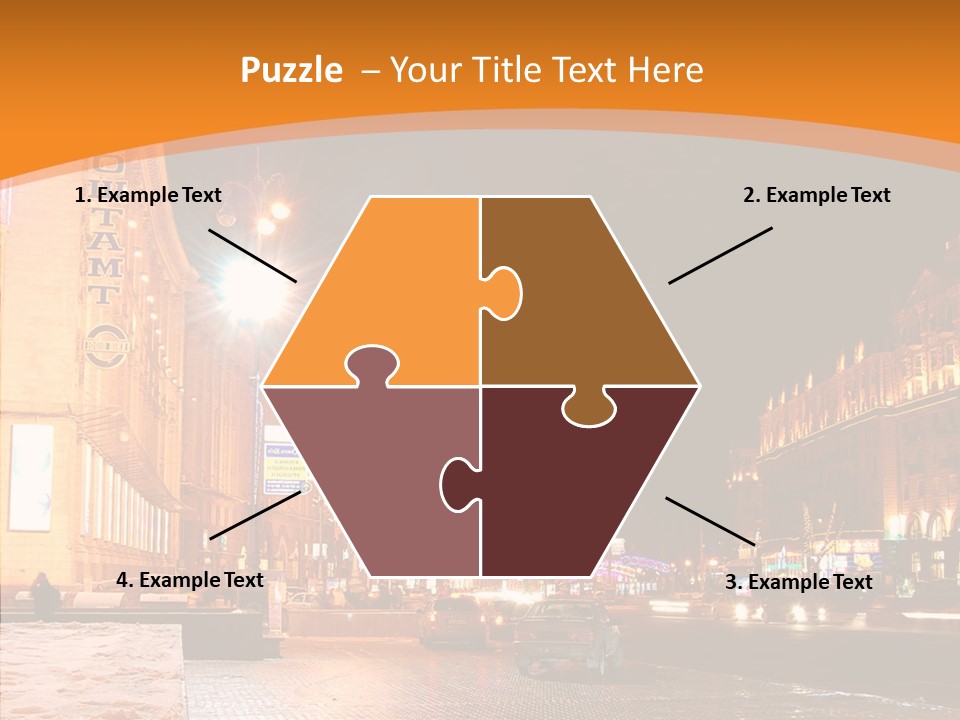 Ukrainian Street Square PowerPoint Template