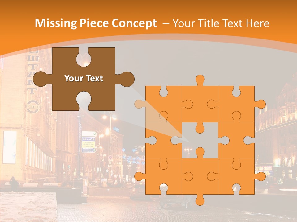 Ukrainian Street Square PowerPoint Template