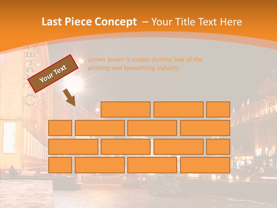 Ukrainian Street Square PowerPoint Template