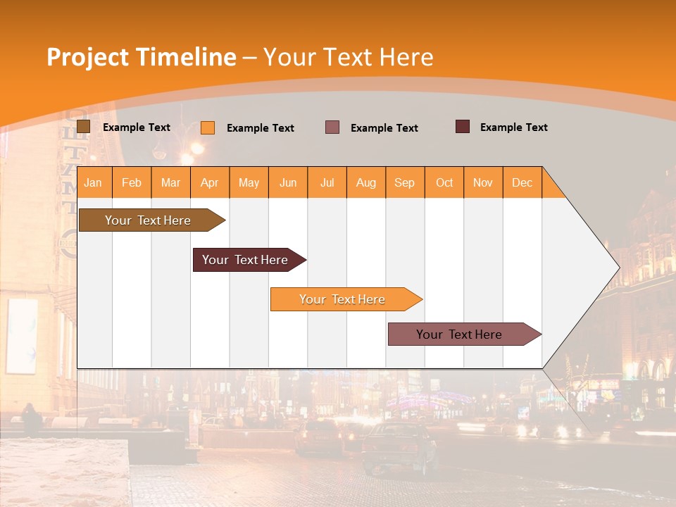 Ukrainian Street Square PowerPoint Template