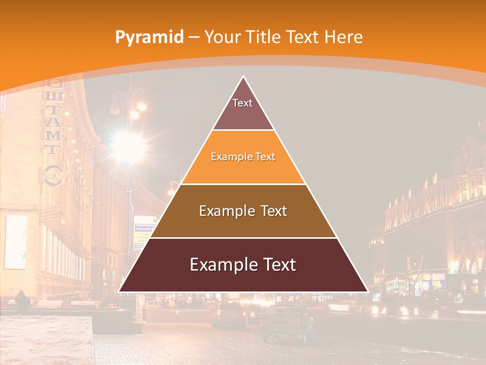 Ukrainian Street Square PowerPoint Template