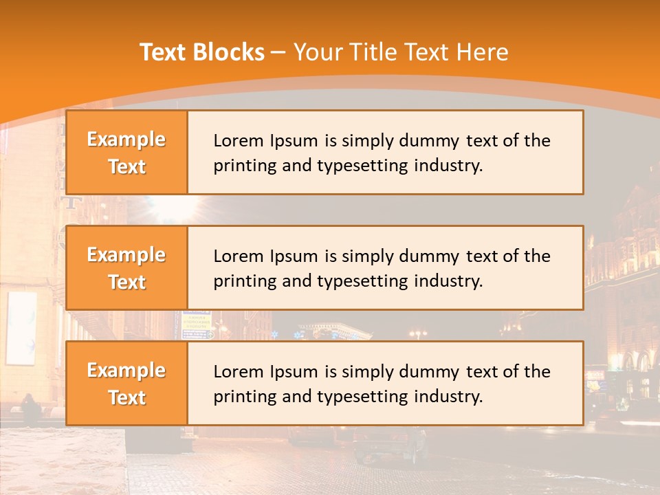 Ukrainian Street Square PowerPoint Template