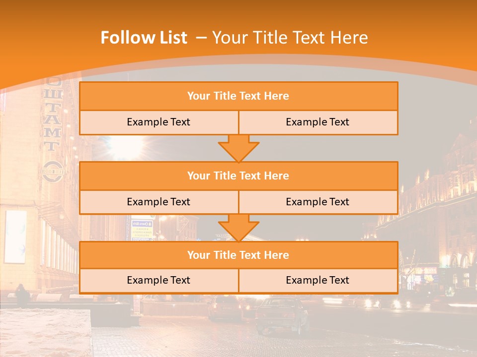 Ukrainian Street Square PowerPoint Template