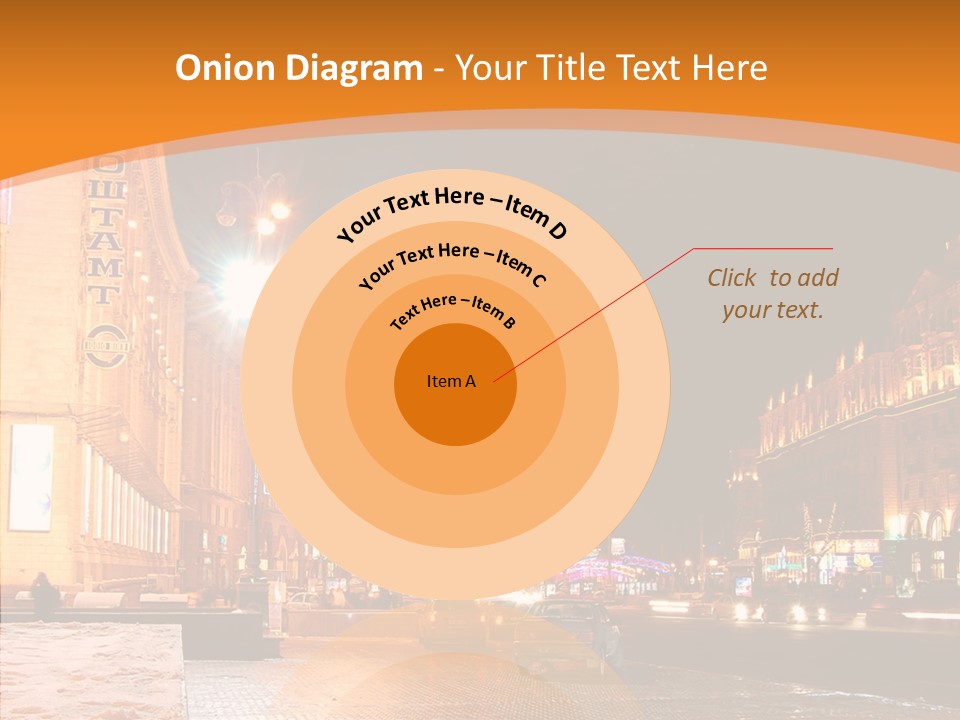 Ukrainian Street Square PowerPoint Template