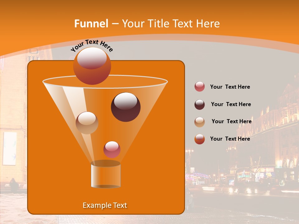 Ukrainian Street Square PowerPoint Template