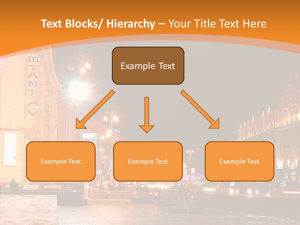 Ukrainian Street Square PowerPoint Template